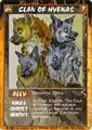 Rage card depicting Ajaba hyena Kinfolk