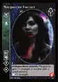 Marguerite Foccart VTES card (Anarchs Unbound set). Art by Mark Kelly