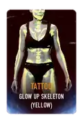 Part 5 Reward - Glow Up Skeleton (Yellow)