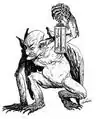 Victorian Age Gargoyle from Victorian Age: Vampire Companion. Art by Guy Davis