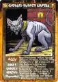 Rage card depicting a ghouled Bubasti Kinfolk