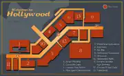 A map of Hollywood as it appears in VTM: Vampire: The Masquerade - Bloodlines .