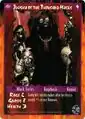 Rage card depicting Julisha of the Thousand Masks.