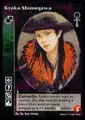 Kyoko Shinsegawa VTES card. Art by Max Shade Fellwalker