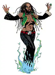 Kalila Bleeding-Edge, art by Steve Prescott.