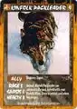 Rage card depicting a wolf pack leader Kinfolk.