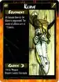 Rage card depicting the klaive