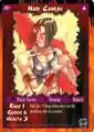 Rage card depicting Mari Cabrah in Homid form.