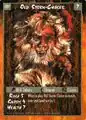 Rage card depicting Old Storm Chaser in Glabro instead of Crinos.