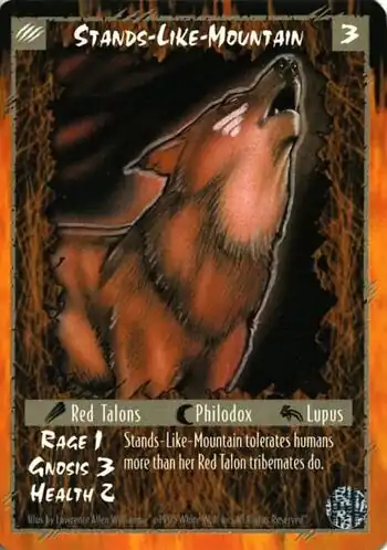 Stands like Mountain Lupus