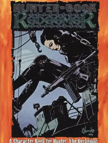 Leaf Pankowski on the cover of Hunter Book: Redeemer