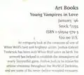 Listing for Young Vampires in Love from the White Wolf Game Studio 1996 Catalog (Jan-Jun).